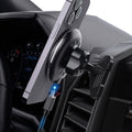 Kaishengyuan Wireless Charger Magnetic Vent Phone Mount Compatible with 2015-2020 Ford F-150, 2017-2021 Super Duty & 2018-2021 Expedition Metal Phone Holder Cradles Bracket Stand for All Smartphone