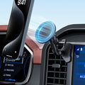 Car Vent Magnetic Phone Mount Compatible with 2021-2026 Ford F-150, 2022-2026 F-150 Lightning XL & PRO,2023-2026 Ford Super Duty, Metal Cell Phone Holder Cradles Bracket Stand for All Smartphones