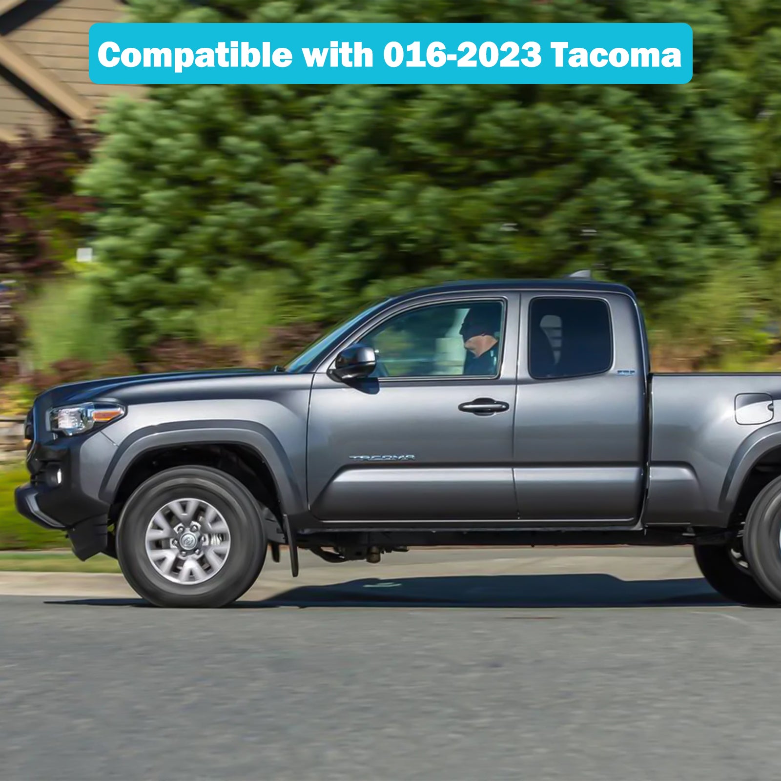 Upgraded Car Phone Holder for Toyota Tacoma 2016 2017 2018 2019 2020 2021 2022 2023, 3rd Gen Tacoma Dashboard Clip Cell Phone Cradles Adjustable Phone Stand Phone Mount Fit for Most Smartphone